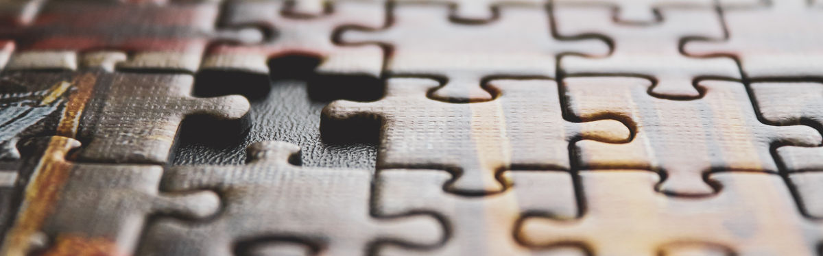 Image showing a puzzle with one piece missing